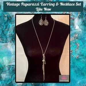 Vintage Paparazzi Earrings & Necklace Set